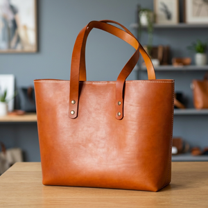 Bolso de Mano Personalizado para Mujer, de Cuero Vacuno Genuino, con Dos Correas, Diseño de Mochila, Cierre de Cremallera, Impermeable, Gran Capacidad - Product Image 6