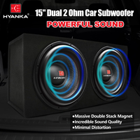 Haut-parleurs de subwoofer de voiture HYANKA BSF-15-2 2 voies 15 pouces 2 ohms 1200W RMS