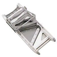 Mandoline professionnelle manuelle réglable en acier inoxydable pour la découpe de pommes de terre et le râpage de légumes, multifonctionnelle, vente en gros