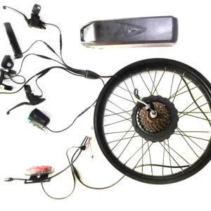Оптовая продажа, наборы для переоборудования электрического велосипеда, двигатель 500 Вт, Электрический городской велосипед, колеса 20 дюймов, запчасти для электрического велосипеда 48 в 10 Ач