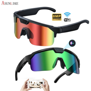 Gafas Inteligentes con IA <span class=keywords><strong>Google</strong></span> 2026 Q01, Cámara de 8MP, Traducción en Tiempo Real, Gafas de Sol Deportivas, Protección UV, Video 1080P, Resistentes al Agua IPX-6 - Product Image 1