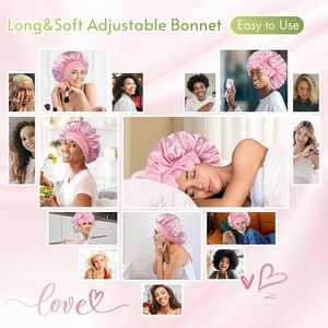 Bonnet en soie 100% naturelle, taille et logo personnalisés, bonnet de sommeil en satin pour adultes, pour un usage quotidien, cyclisme, toutes saisons - Product Image 2
