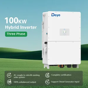 ระบบพลังงานแสงอาทิตย์เชิงพาณิชย์แบบไฮบริดครบวงจร Toyon High Power 100 กิโลวัตต์ 200 กิโลวัตต์ชั่วโมง พร้อมระบบกักเก็บพลังงานแบตเตอรี่ ระบบโซลาร์สามเฟส - Product Image 4