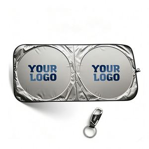 2026 Dealer Promo Business Gift Windshield Sun <b>Shades</b> Custom Logo Desig Car <b>Window</b> Sunshade Wholesale - Product Image 1