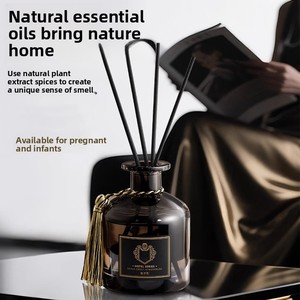 Ensembles de diffuseurs de roseaux d'intérieur haut de gamme parfum d'huile essentielle de parfum de gardénia de longue durée pour les ornements de chambre d'hôtel toilettes - Product Image 4