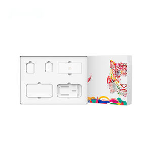 Kabel daya ponsel pengisian cepat Headset nirkabel penutup telinga pengisi daya perjalanan lipat telepon Desktop berdiri 5 in 1 hadiah perusahaan Set - Product Image 1