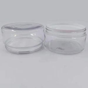 Eco Friendly Cosmetic 100ml 200ml 250ml 300ml 4oz 6oz 8oz 10oz Cream Container Pink Clear <b>Plastic</b> <b>Jar</b> Cosmetic With Screw Lids - Product Image 4