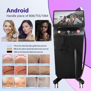 Máquina de Depilación Láser de Diodo de Múltiples Longitudes de Onda, Conexión a Teléfono Móvil, Equipo de Depilación Facial y Corporal sin Dolor - Product Image 1