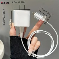 Coque de protection de câble de données 3D nœud mignon de luxe IDEAL Factory, étui protecteur de chargeur de téléphone 20W pour iPhone 17 16 15