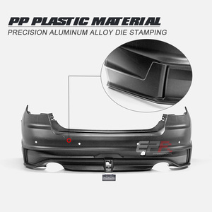 วัสดุ PP สำหรับกันชนหลัง Infiniti Q50 V37 Nismo พร้อมไฟตัดหมอก 3 ชิ้น (เหมาะสำหรับรุ่นปรับโฉม) - Product Image 3