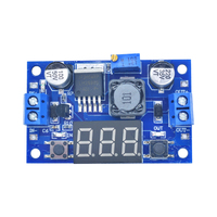 Régulateur de tension réglable DC/DC 4.0 ~ 40V à 1.25-37V 2A avec voltmètre LED LM2596 Module de convertisseur de puissance abaisseur DC Buck