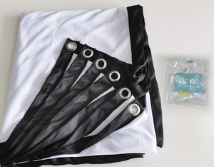 Écran de <span class=keywords><strong>projection</strong></span> 16:9 de 100 pouces, écran de <span class=keywords><strong>projection</strong></span> domestique, tissu de <span class=keywords><strong>projection</strong></span>, portable, pliable, simple, rideau souple avec crochet - Product Image 4