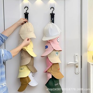 ตะขอแขวนเสื้อโค้ทพลาสติกอเนกประสงค์สำหรับตู้เก็บของตะขอเกี่ยวติดผนังแบบไม่ต้องเจาะ<span class=keywords><strong>ลิ้น</strong></span>หมวกรูปเป็ดตะขอสำหรับหอพักนักเรียน - Product Image 3