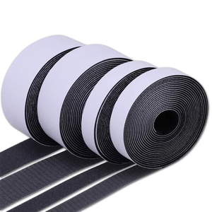 Tira de telas de nailon adhesivo fuerte Velcroes autoadhesivo gancho y cinta de bucle rollo gancho y cinta de sujeción de bucle Velcroes - Product Image 2