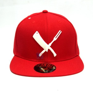 <span class=keywords><strong>Casquette</strong></span> <span class=keywords><strong>Snapback</strong></span> <span class=keywords><strong>Rouge</strong></span> en Coton Côtelé 100% Personnalisée avec Logo Brodé en 3D, Unisexe, 6 Panneaux, Ajustée, Style Hip Hop, pour Cyclisme en Extérieur, Motif Dessin Animé, Sport - Product Image 1