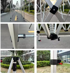 Bán buôn thực phẩm giá rẻ Lều nửa lưới nửa Oxford sidewall cửa sổ 10x10ft EZ up quảng cáo tổ chức sự kiện mái hiên lều - Product Image 6