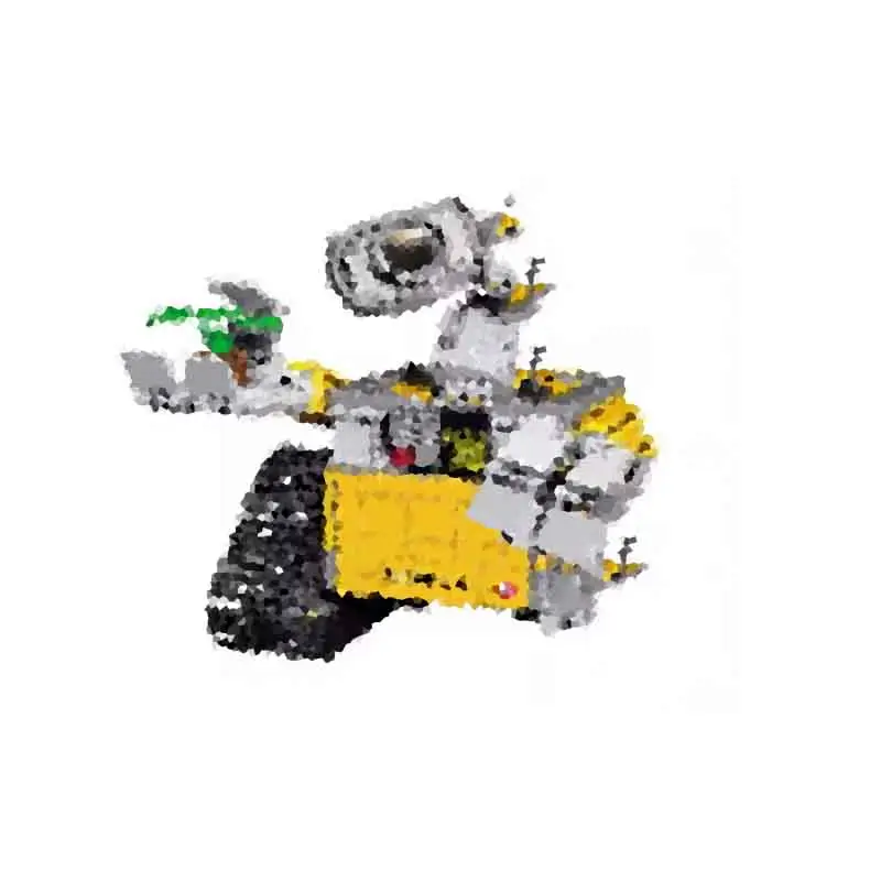 677 pezzi + muro E blocchi di costruzione il robot costruzione di mattoni giocattoli per ragazze E ragazzi regalo compatibile 21303 Idea serie