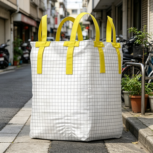 Sacos de Arena Conductivos de PP Tejido de Fábrica China, Sacos Jumbo para Bicarbonato de Sodio y <span class=keywords><strong>Leña</strong></span>, Super Sacos con Capacidad de Carga de 1000 kg - Product Image 1