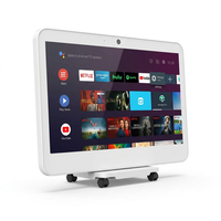 TV Pintar Portabel Putih 21,5 Inci Android 15 HD1080 Layar Sentuh 6GB 128GB 15000mAh Kamera Terintegrasi OEM ODM