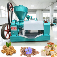 Presse à huile simple YZYX120 entièrement automatique, à faible consommation d'énergie, pour moulin à huile, réduit la main-d'œuvre, pour le pressage des graines de coton, de soja et de colza