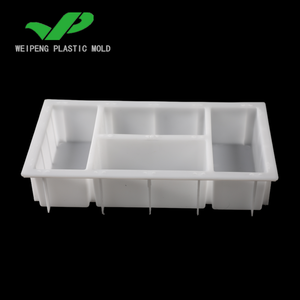 PP Beyaz Beton Blok Enjeksiyon Kalıbı WP Marka MZ002 19.6x9.6x9.6cm SGS Sertifikalı - Product Image 1