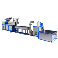 Extrudeuse maître de remplissage de ligne de production de granulation de recyclage de plastique 500 KG/H