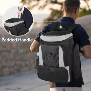 Free sample Waterproof black oxford <b>pizza</b> delivery <b>bag</b> with PEVA liner, zipper, and aluminum foil for thermal insulation - Product Image 4
