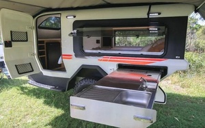 Trọng lượng nhẹ Mini Nhôm trailers du lịch với lều cho cắm trại ngoài trời motorhomes hoàn hảo cho du lịch - Product Image 4