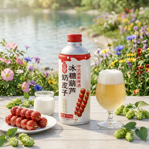 คิงสตาร์ ชาเบียร์จีน 1 ลิตร ขวด เอล รสสมุนไพรและเครื่องเทศ สีอ่อน 4.1% รสชาติธรรมชาติ พาสเจอร์ไรส์ เหมาะสำหรับคู่หูบาร์บีคิว - Product Image 6