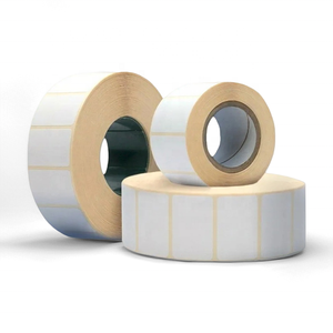 800/1000 étiquettes par rouleau, 58*40MM, étiquettes thermiques écologiques permanentes, 47x25MM, autocollants à code-barres pour supermarché/alimentation/logistique - Product Image 1