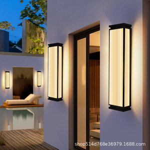 Lampe murale extérieure Nightsappan 36W en acier inoxydable, étanche, moderne et minimaliste - Product Image 2