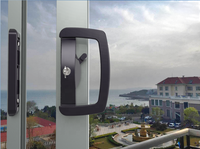 Porte coulissante standard australienne à double vitrage à rupture thermique Fabricant de portes coulissantes à cadre en aluminium