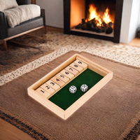 Jeu de société en bois pour adultes, jeu de cartes numérique à retourner, jeu de combat, jouets à base de vin, fournitures de bar pour les loisirs, divertissement, jeu de fête