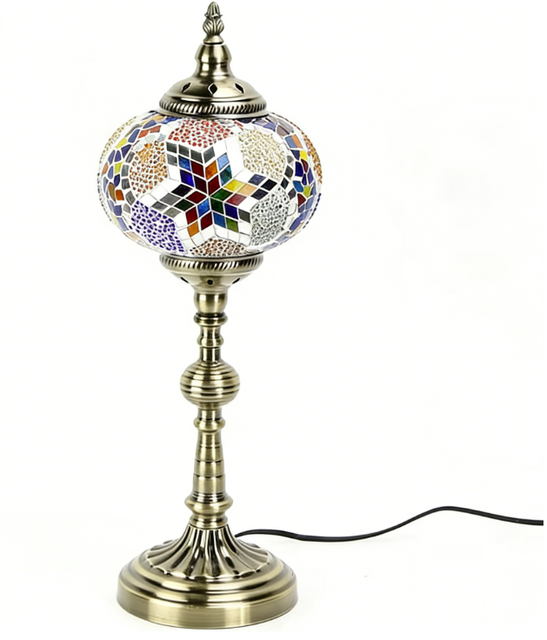 Tokin-lighting Handmade Mosaic Art Turkish LED Table Lamps