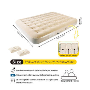 Matelas pneumatique très vendu avec pompe, gonflage et dégonflage automatiques, <span class=keywords><strong>lit</strong></span> pneumatique de camping, matelas <span class=keywords><strong>gonflable</strong></span> - Product Image 3