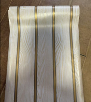 UDK Vente en gros Papier peint auto-adhésif en bois 3D PVC anti-moisissure Papier de contact pour décoration murale de maison Prix d'usine