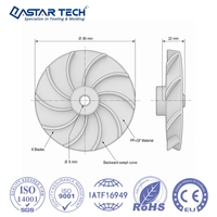 Fabricant OEM ODM d'impellers en plastique de haute précision pour pièces de pompe à eau de nettoyeur de piscine robotisé