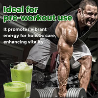 Poudre de créatine matcha AegleWell pré-entraînement, énergie naturelle et soutien musculaire, récupération et concentration après l'entraînement