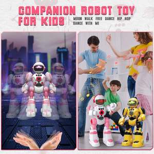 Jouet vocal d'enregistrement électrique, musique programmable, danse, robot humanoïde télécommandé, idéal comme cadeau pour les tout-petits. - Product Image 6