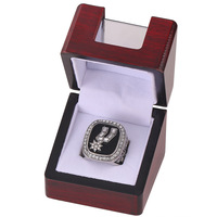 Venta al por Mayor de Fábrica, Juego de 5 Anillos de Campeonato de los San Antonio Spurs 1999/2003/2005/2007/2014, Joyería de Aleación Plateada de Alta Calidad