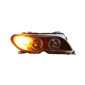 JIEHAO Convient pour <span class=keywords><strong>BMW</strong></span> Série 3 03-05, Ensemble de phares <span class=keywords><strong>E46</strong></span>, lentille LED modifiée, <span class=keywords><strong>Angel</strong></span> Eye, feux de jour, autres - Product Image 3