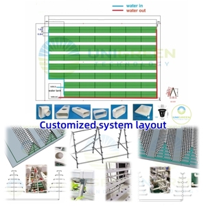Hydroponic Greenhouse Shelves A-type PVC NFT Pipe Indoor Farm Leaf Vegetable Lettuce Growing <strong>Racks</strong> A Type Frame <strong>Vertical</strong> Nft - Product Image 6