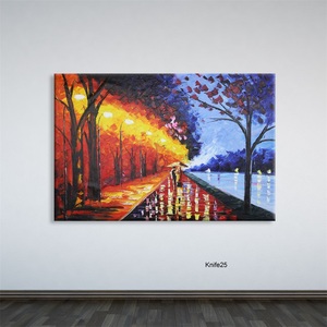 Peintures murales peintes à la main au couteau, moderne, grandes tailles, <span class=keywords><strong>peinture</strong></span> à l'huile sur toile, tableau d'art mural pour décor <span class=keywords><strong>de</strong></span> la maison - Product Image 2