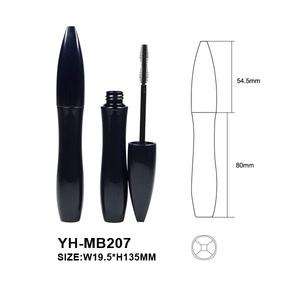 Tubes de mascara de luxe 3,5 ml en ABS/PETG/AS doré, petite capacité, flacon vide avec bouchon à vis pour emballage de maquillage - Product Image 3