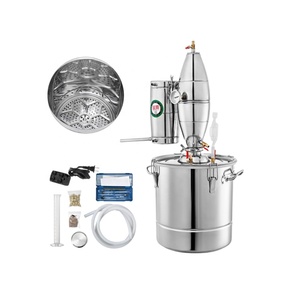 Equipo de Destilación de Alcohol de Cobre para Uso Doméstico 20L/70L para Whisky, Ron, Ginebra, Vodka, Brandy con Componente de Bomba Central - Product Image 6