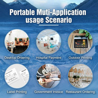 Terminal de point de vente tactile Android tout en un appareil de point de vente de bureau avec NFC/MSR WIFI QR Scanner HCC-A1180 de paiement