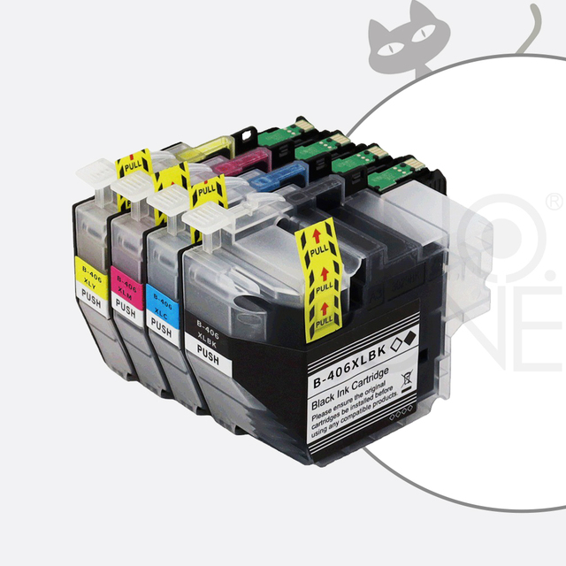 Wholesale LC406 406 Lc406 Compatible Ink Cartridge for Brother MFC-J4335DW J4345DW J4535DW Printer