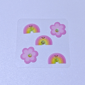 4pcs bướm hình dạng các bản vá lỗi chăm sóc da hấp thụ mụn Bìa điều trị vá Sticker Hydrocolloid đầy màu sắc dễ thương mụn vá - Product Image 4