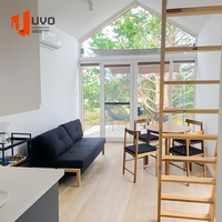 UVO 52 Bâtiment modulaire préfabriqué en forme de A, conteneur plat à assembler |   Appartement, Resort, Cabane, Tiny House, Villa, Hôtel, Bureau