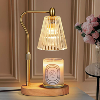 Lampe chauffe-bougie électrique à intensité variable pour cire fondue, pots de bougies, brûleur d'aromathérapie, diffuseur de parfum, décoration d'intérieur
